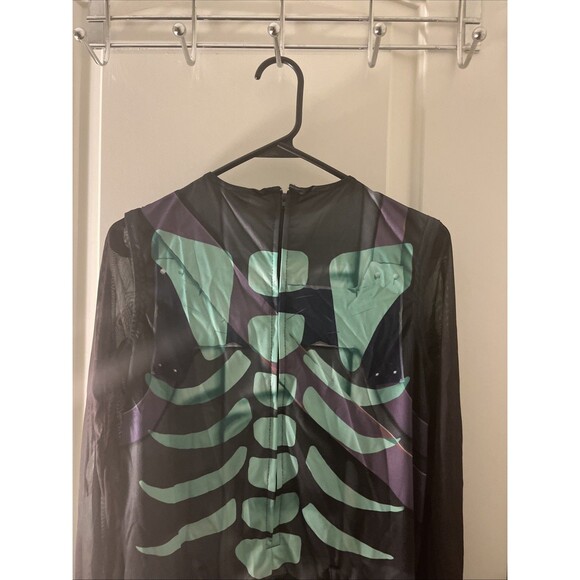 Fortnite Skull Trooper Kid 1-Piece Halloween Costume Jumpsuit Pick Your Size - Picture 12 of 15